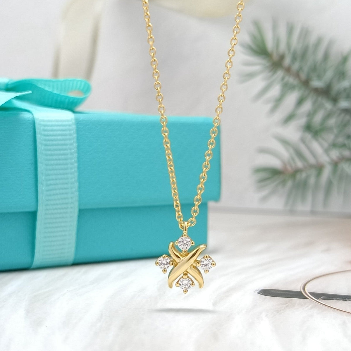 [⭐Sparkve Jewels]PINWHEEL NECKLACE DIAMOND