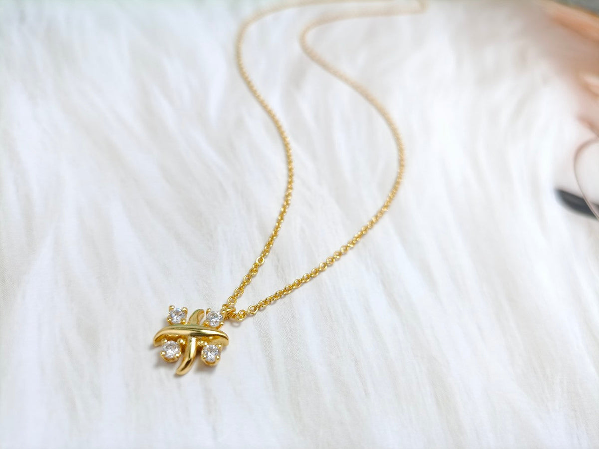 [⭐Sparkve Jewels]PINWHEEL NECKLACE DIAMOND