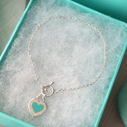 [⭐Sparkve Jewels]LOVE HEART BLUE BRACELET