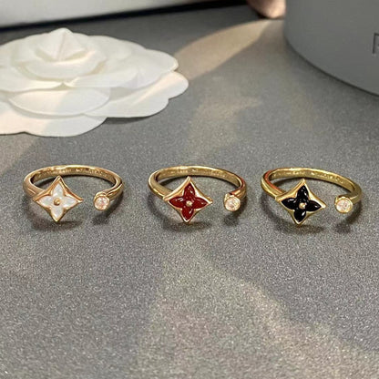 [⭐Sparkve]STAR 1 DIAMOND OPEN RING