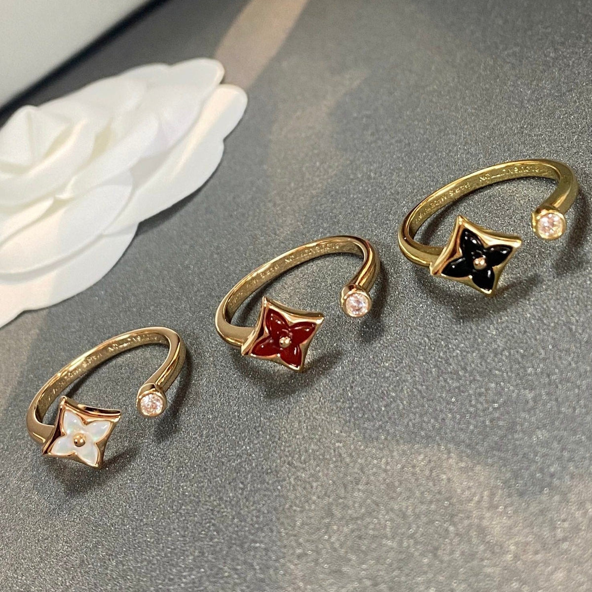 [⭐Sparkve]STAR 1 DIAMOND OPEN RING