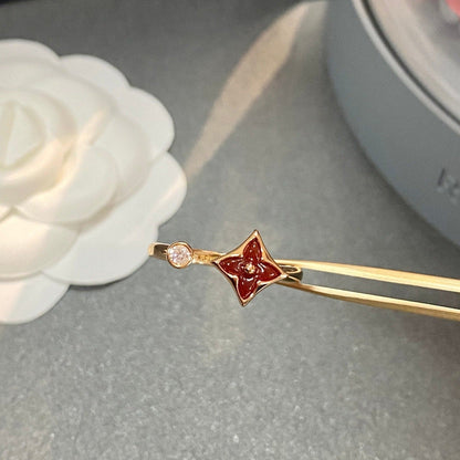 [⭐Sparkve]STAR 1 DIAMOND OPEN RING