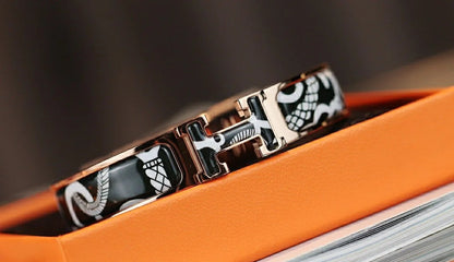 [⭐Sparkve]H TARTAN BRACELET 12MM