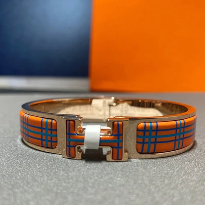 [⭐Sparkve]H TARTAN BRACELET 12MM