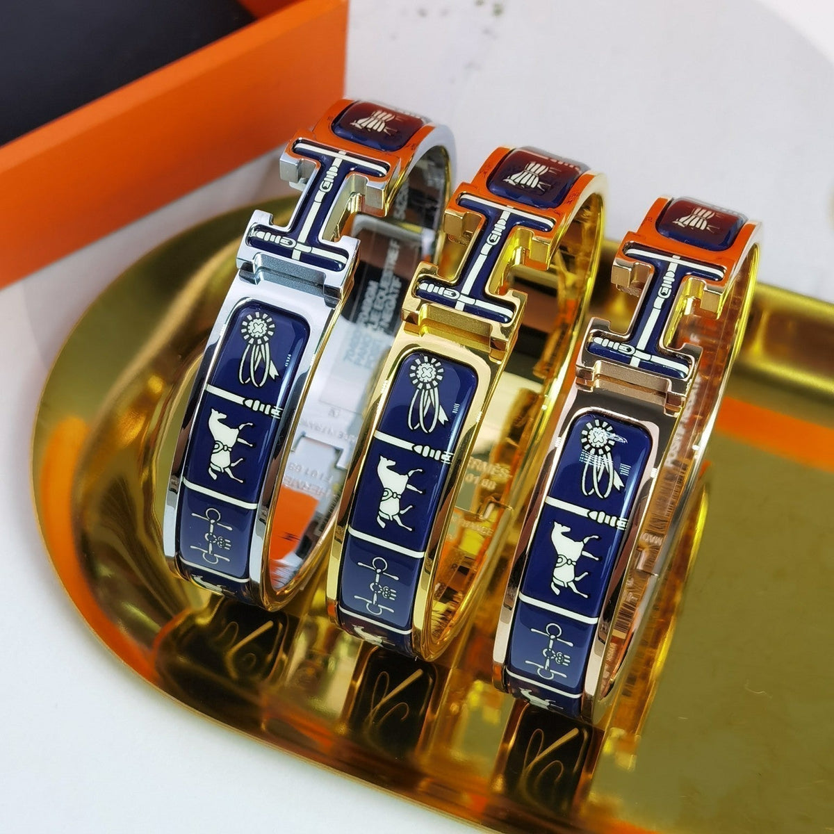 [⭐Sparkve]H COUVERTURES DARK BLUE BRACELET