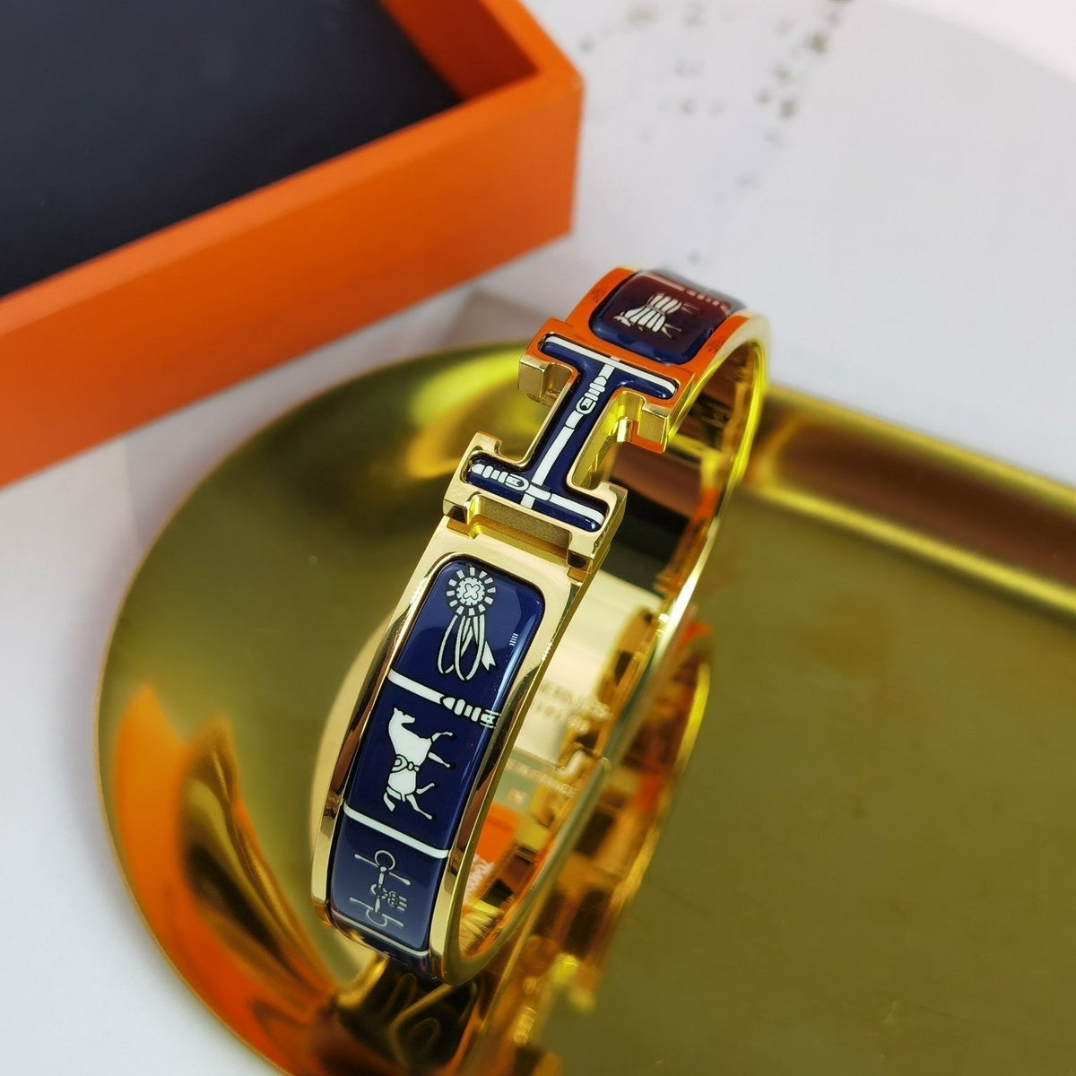 [⭐Sparkve]H COUVERTURES DARK BLUE BRACELET