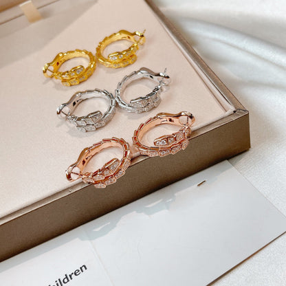 [⭐Sparkve]SERPENTI EARRINGS DIAMOND