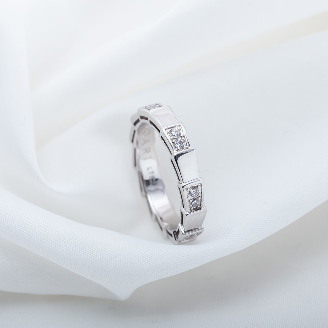 [⭐Sparkve]SERPENTI RING SILVER  3MM