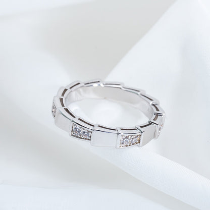 [⭐Sparkve]SERPENTI RING SILVER  3MM