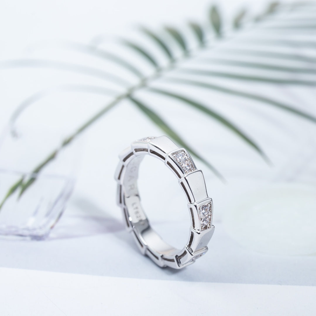 [⭐Sparkve]SERPENTI RING SILVER  3MM