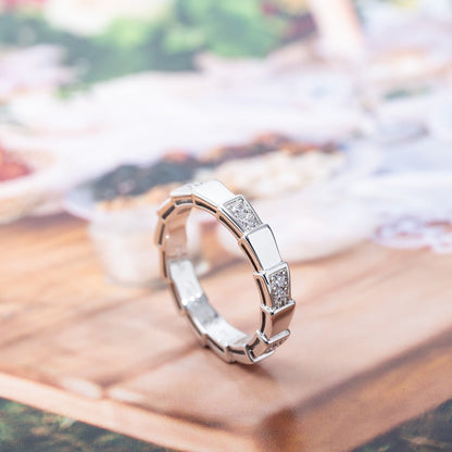 [⭐Sparkve]SERPENTI RING SILVER  3MM