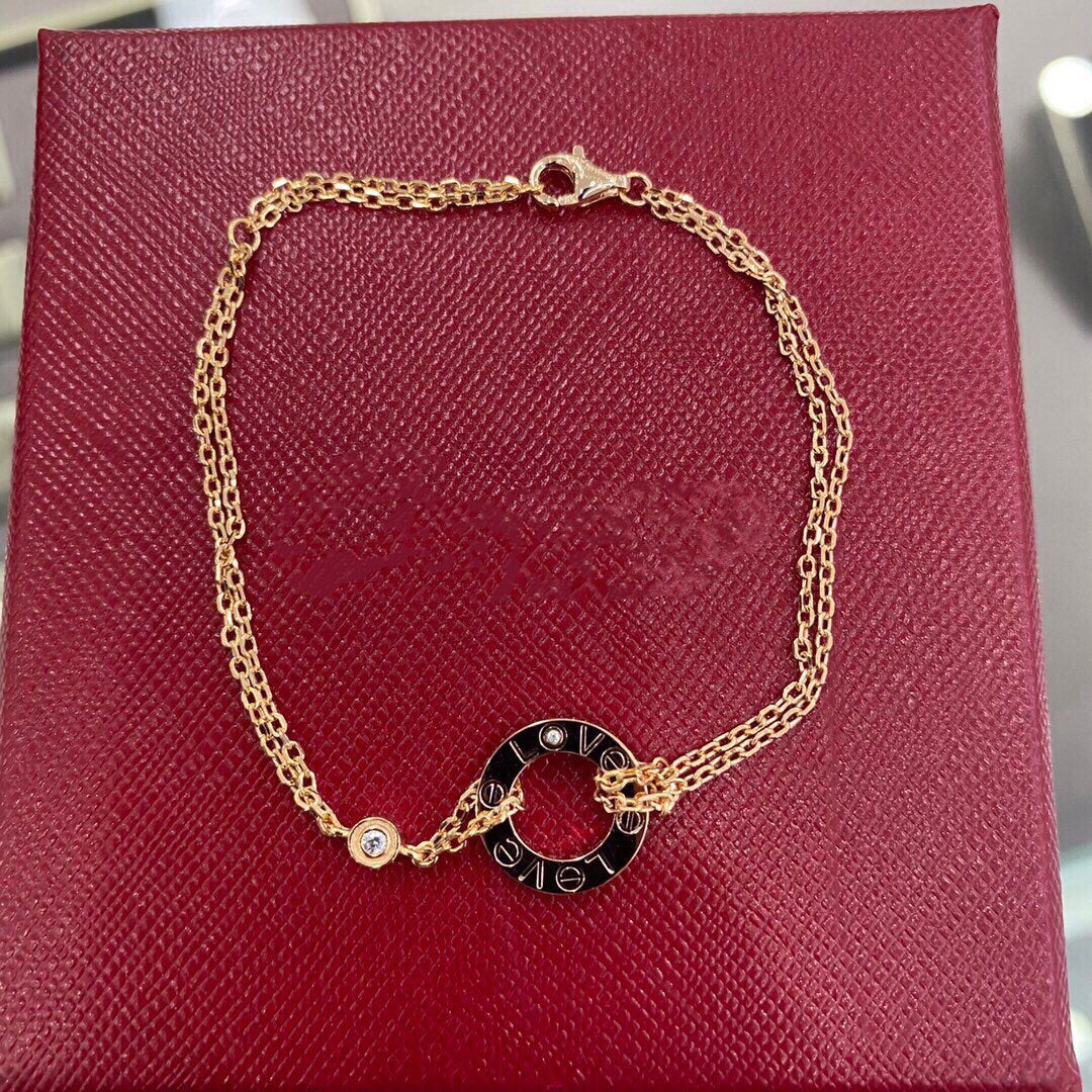 [⭐Sparkve]LOVE BRACELET 2 DIAMOND