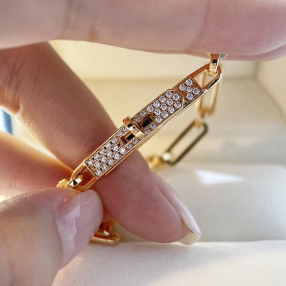 [⭐Sparkve]CHAINE BRACELET SMALL MODEL DIAMOND