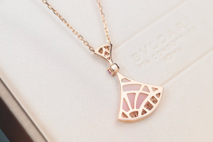 [⭐Sparkve]DREAM NECKLACE PINK MOP DIAMOND