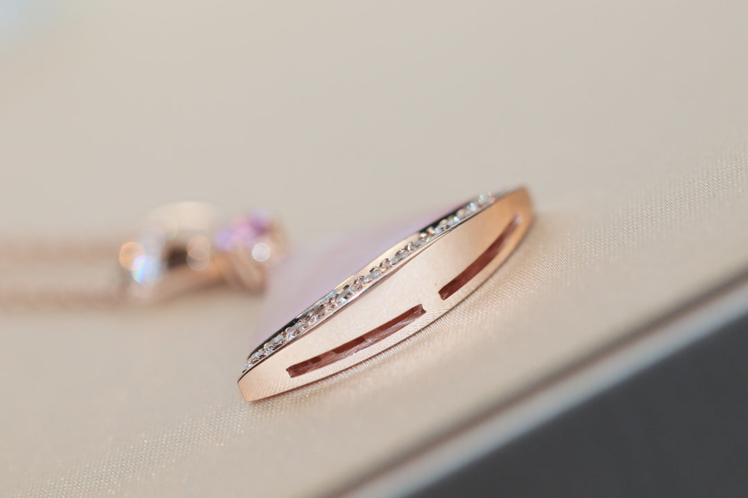 [⭐Sparkve]DREAM NECKLACE PINK MOP DIAMOND
