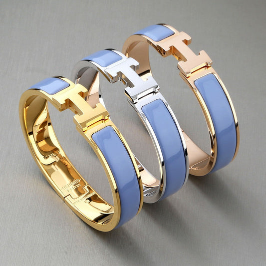 [⭐Sparkve]H BRACELET ROMANTIC BLUE 12MM
