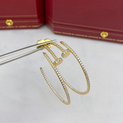[⭐Sparkve]JUSTE EARRINGS FULL DIAMONDS 1.8MM