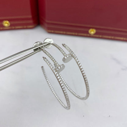[⭐Sparkve]JUSTE EARRINGS FULL DIAMONDS 1.8MM