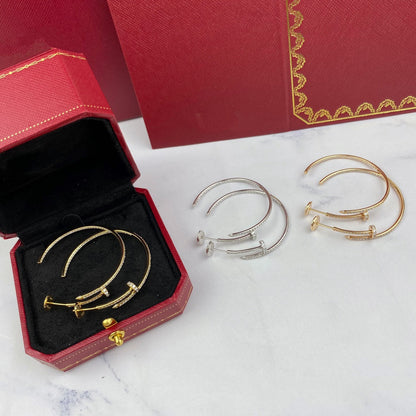 [⭐Sparkve]JUSTE EARRINGS FULL DIAMONDS 1.8MM