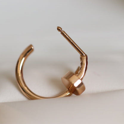 [⭐Sparkve]JUSTE EARRINGS PINK GOLD