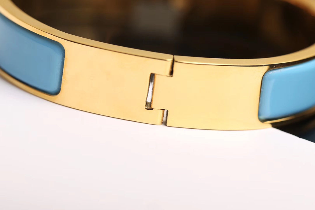 [⭐Sparkve]H CLOUD BLUE BRACELET GOLD DIAMOND