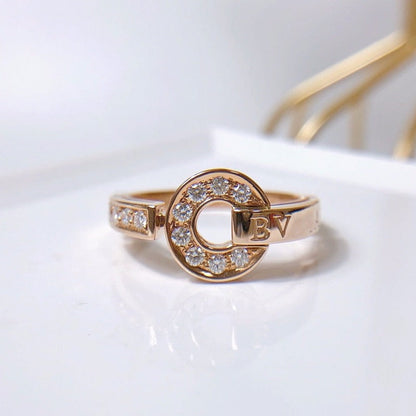 [⭐Sparkve]DREAM RING DIAMOND PINK GOLD