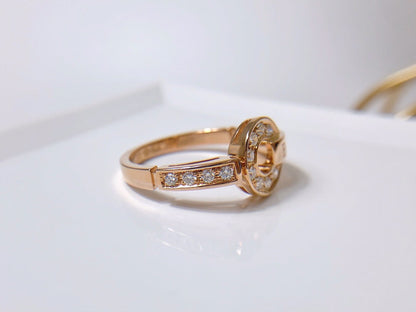 [⭐Sparkve]DREAM RING DIAMOND PINK GOLD