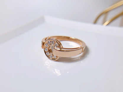 [⭐Sparkve]DREAM RING DIAMOND PINK GOLD