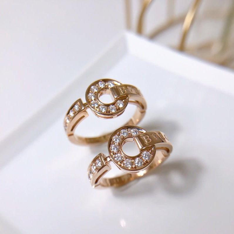 [⭐Sparkve]DREAM RING DIAMOND PINK GOLD