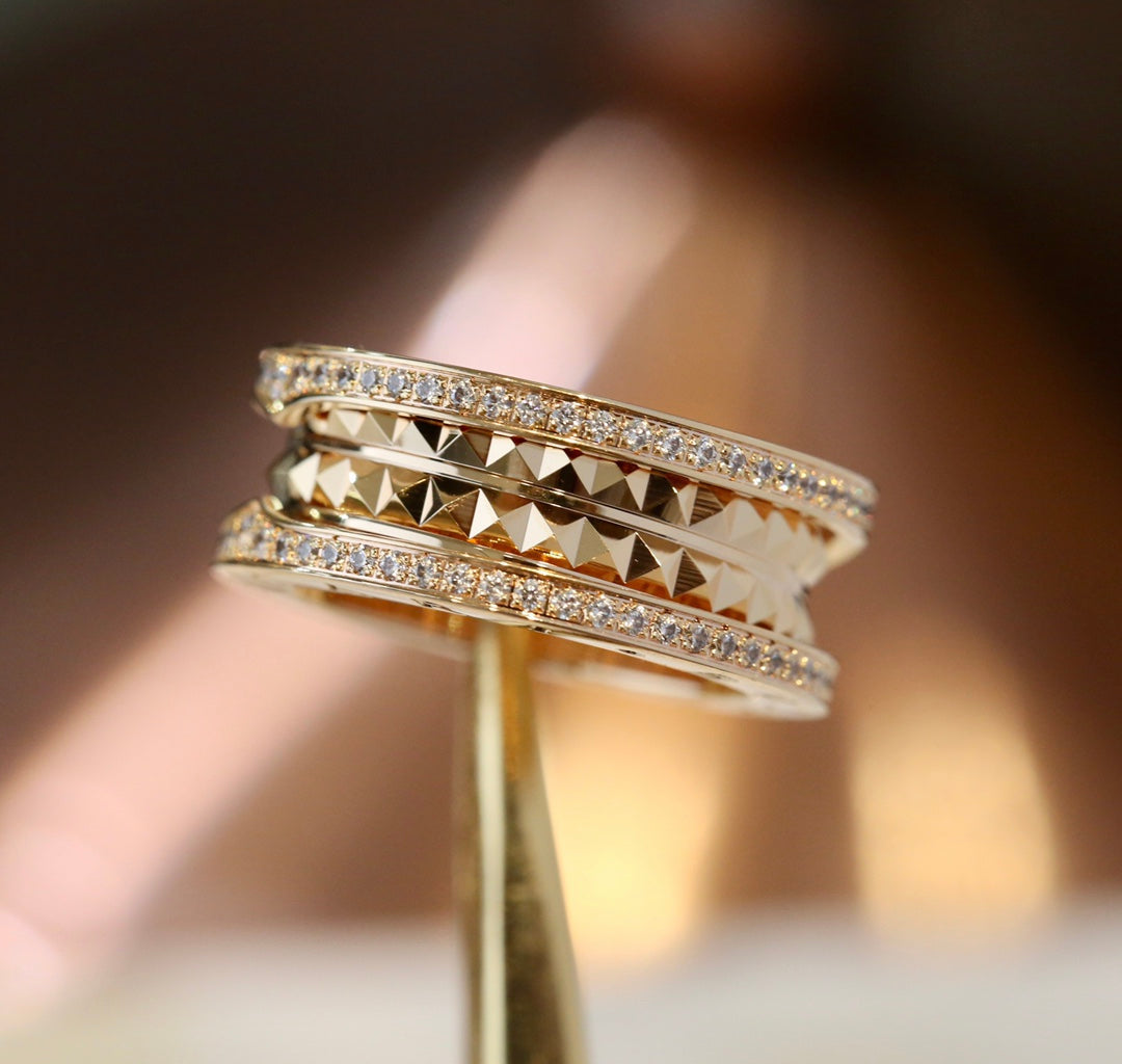 [⭐Sparkve]ZERO 1 GOLD DIAMOND RING