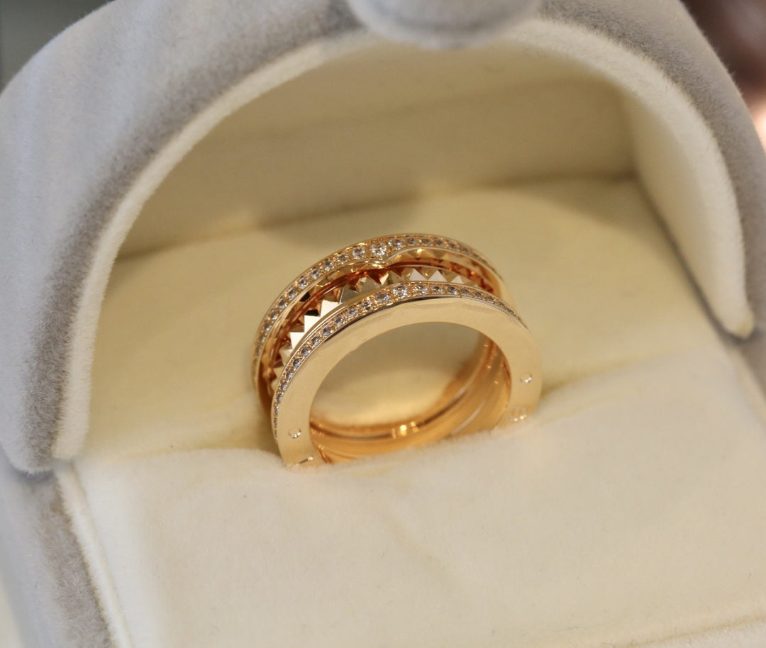 [⭐Sparkve]ZERO 1 GOLD DIAMOND RING
