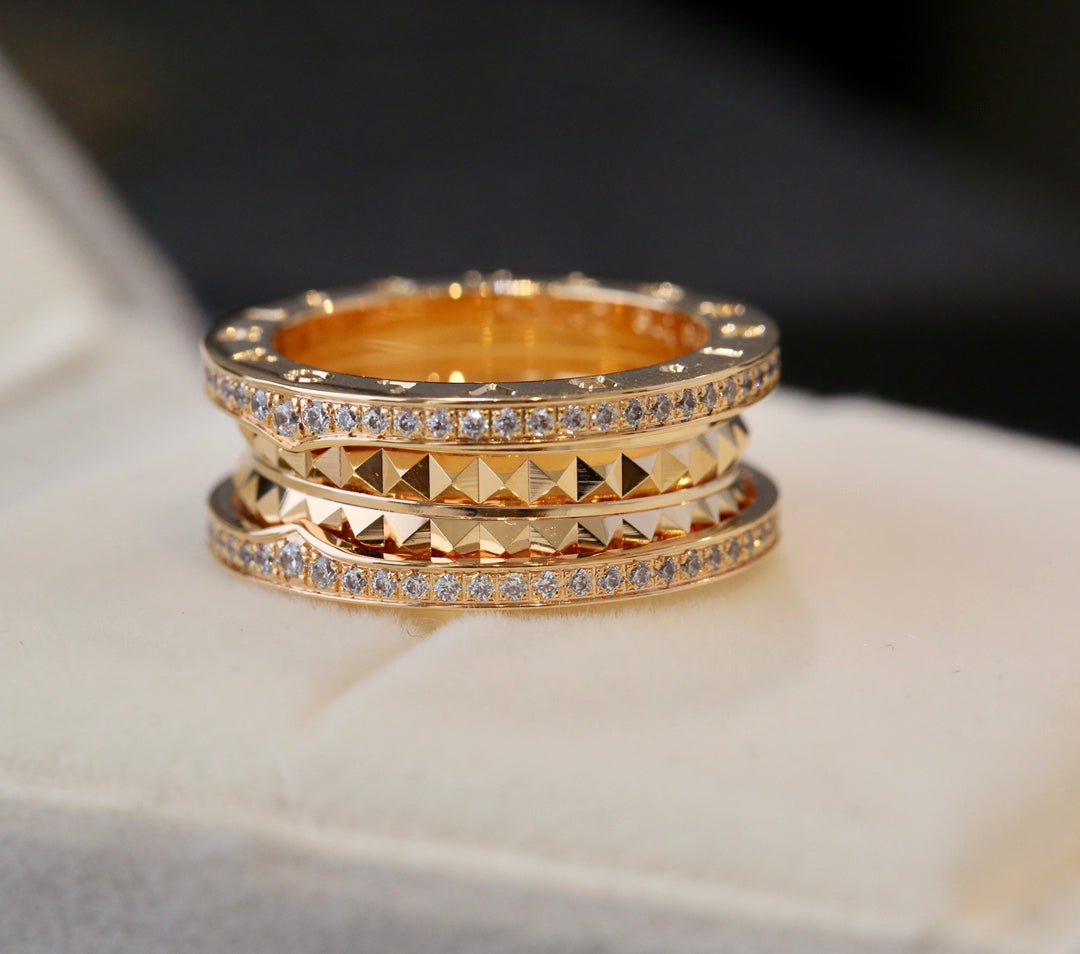[⭐Sparkve]ZERO 1 GOLD DIAMOND RING