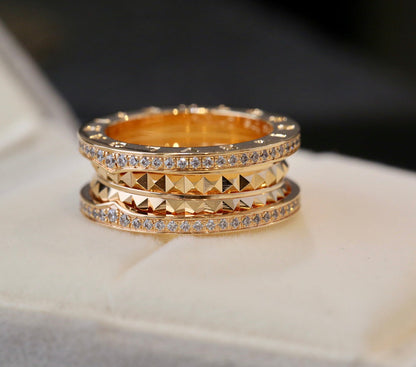 [⭐Sparkve]ZERO 1 GOLD DIAMOND RING