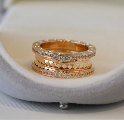 [⭐Sparkve]ZERO 1 GOLD DIAMOND RING