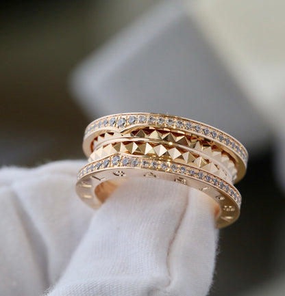 [⭐Sparkve]ZERO 1 GOLD DIAMOND RING