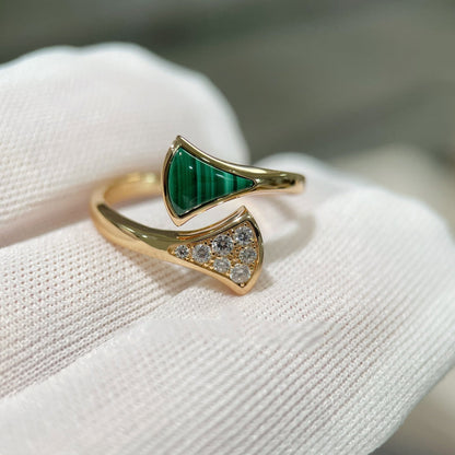 [⭐Sparkve]DREAM RING PINK GOLD DIAMOND