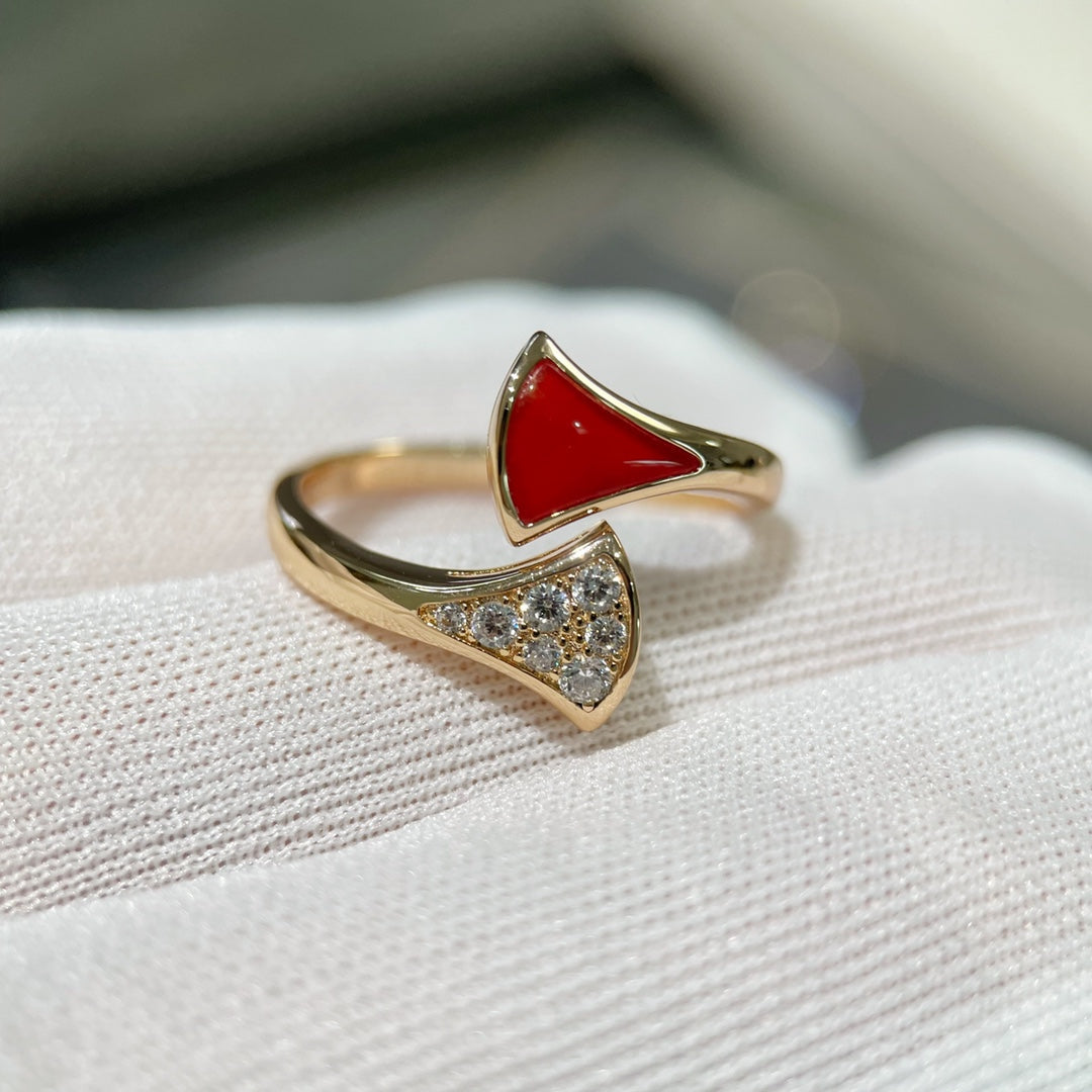 [⭐Sparkve]DREAM RING PINK GOLD DIAMOND