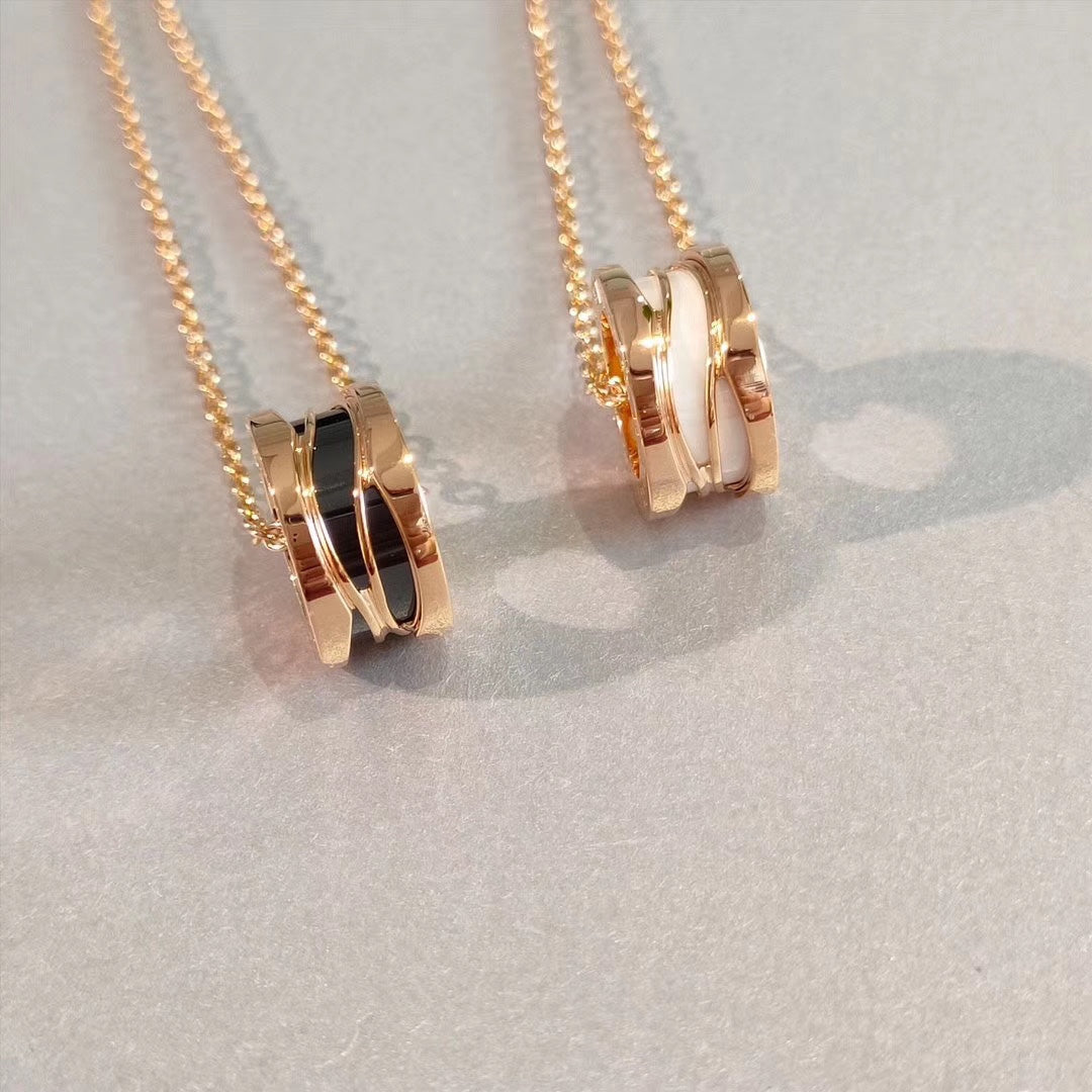 [⭐Sparkve]ZERO 1 NECKLACE PINK GOLD