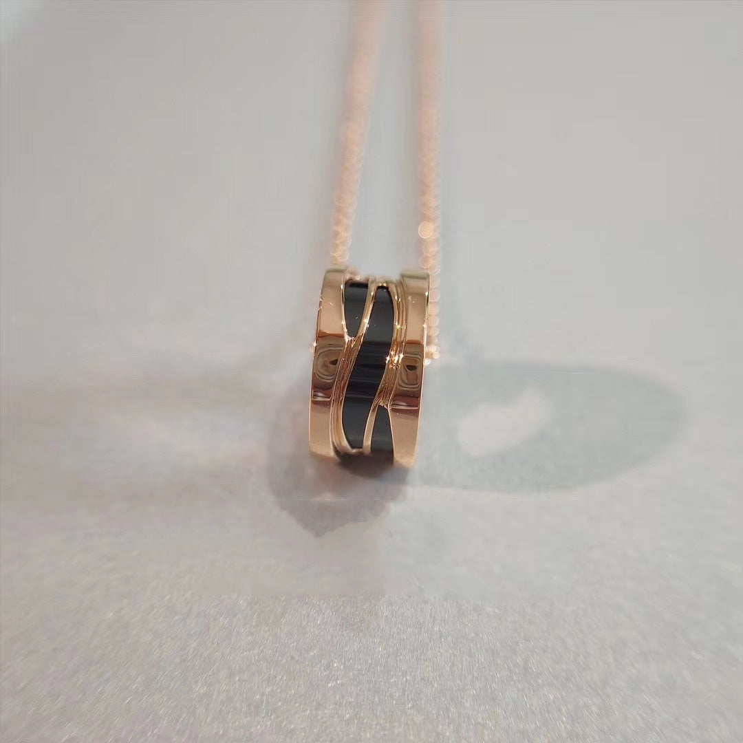 [⭐Sparkve]ZERO 1 NECKLACE PINK GOLD