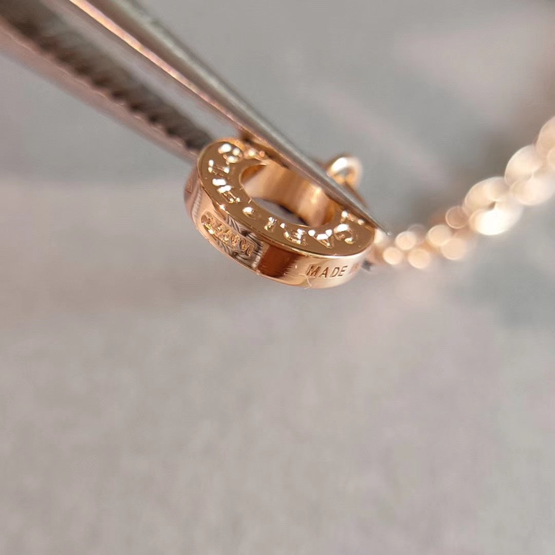 [⭐Sparkve]ZERO 1 NECKLACE PINK GOLD