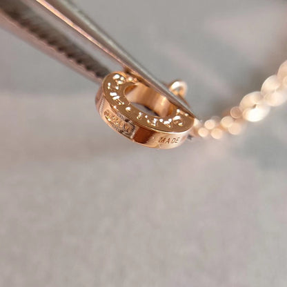 [⭐Sparkve]ZERO 1 NECKLACE PINK GOLD