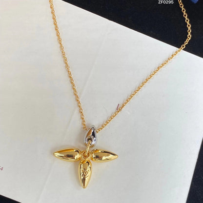 [⭐Sparkve]LOUISETTE PEDANT GOLD NECKLACE