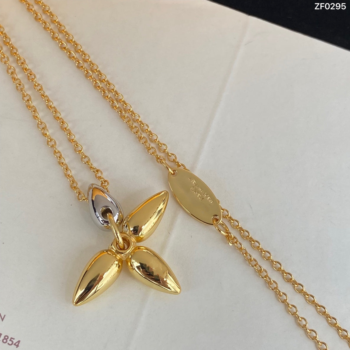 [⭐Sparkve]LOUISETTE PEDANT GOLD NECKLACE