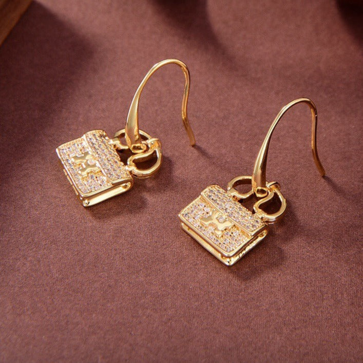 [⭐Sparkve]KELLY DIAMOND EARRINGS