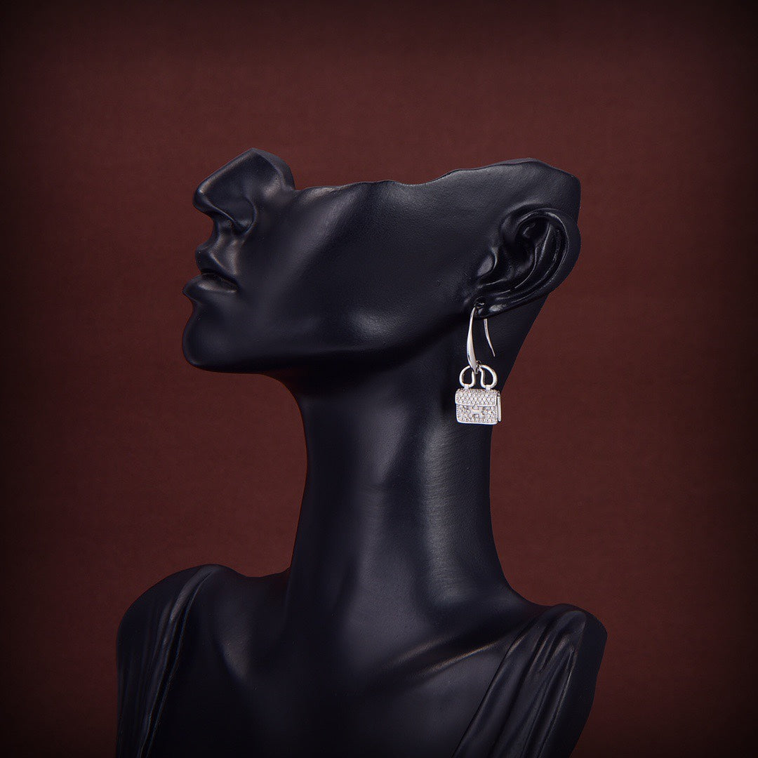 [⭐Sparkve]KELLY DIAMOND EARRINGS