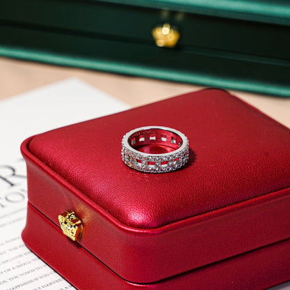 [⭐Sparkve Jewels]T TRUE DIAMOND 5.5MM RING