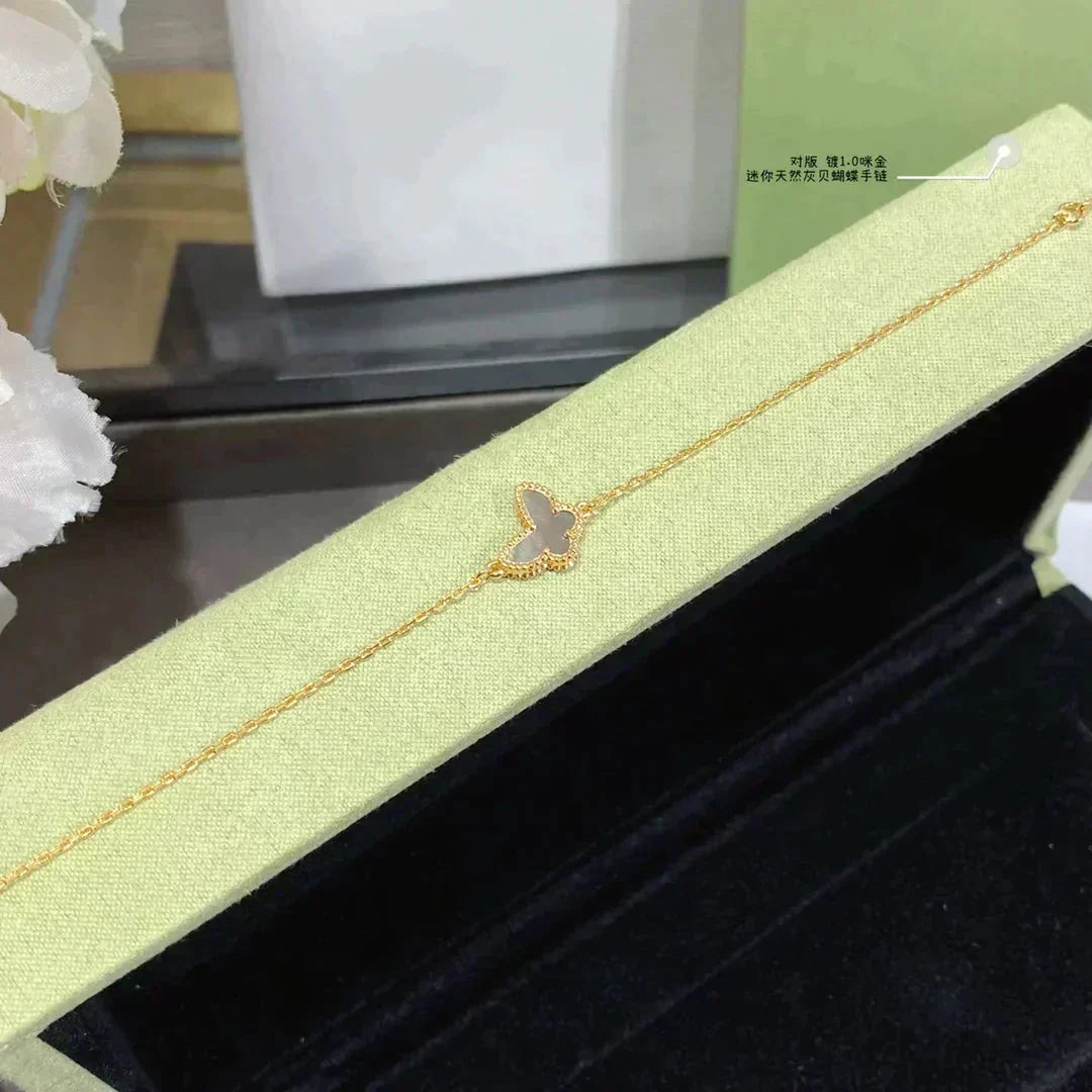 [⭐Sparkve]BUTTERFLY DARK MOP BUTTERFLY BRACELET