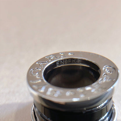 [⭐Sparkve]ZERO 1 BLACK CERAMIC SILVER NECKLACE