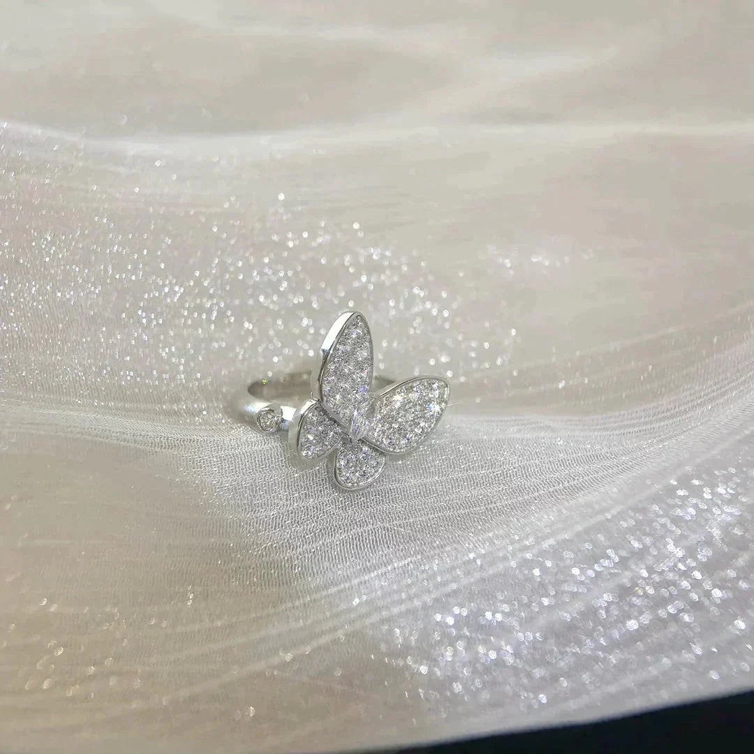 [⭐Sparkve]BUTTERFLY DIAMOND RING