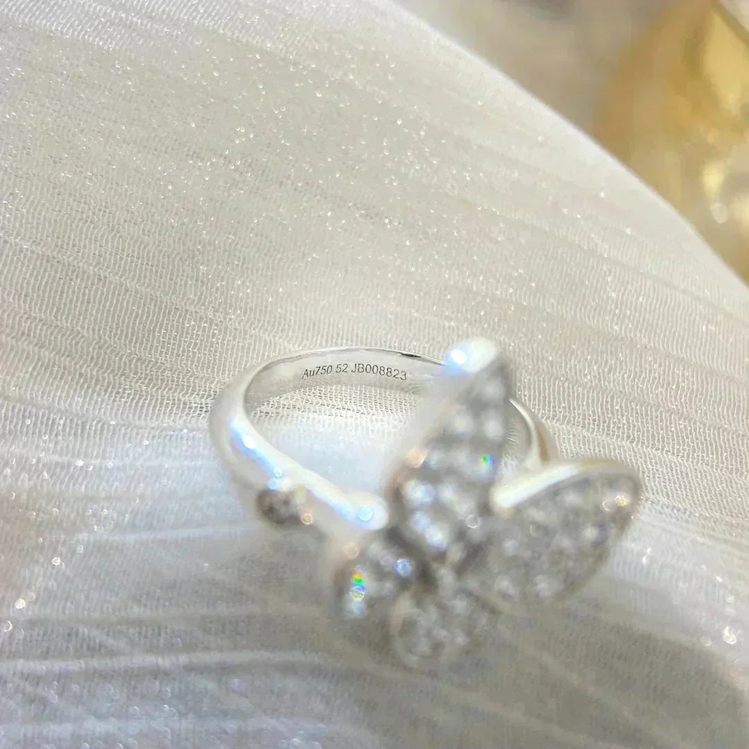 [⭐Sparkve]BUTTERFLY DIAMOND RING